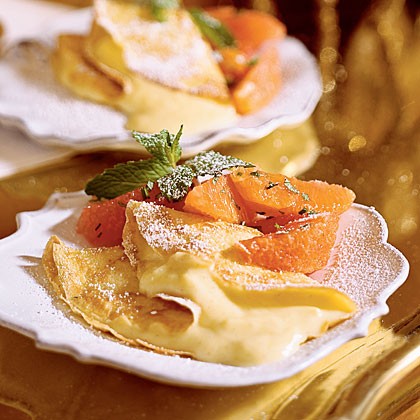 Louisiana citrus crepes
