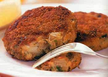 Louisiana deviled crab cakes