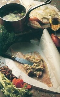 Louisiana fish fillet parcels