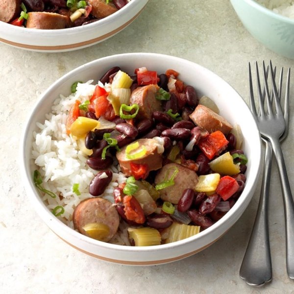 Louisiana red beans and rice