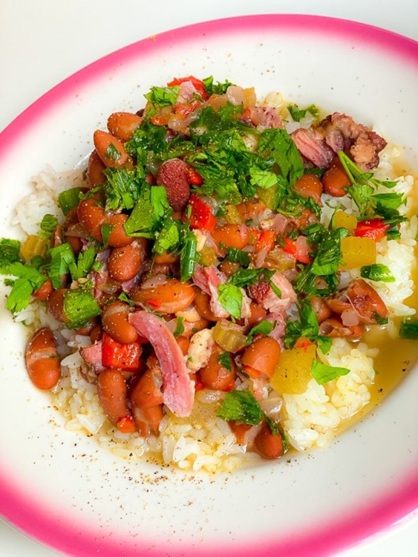 Louisiana red beans and rice