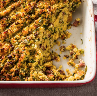 Louisiana-style cornbread dressing