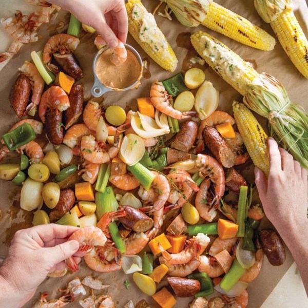 Louisiana-style shrimp boil
