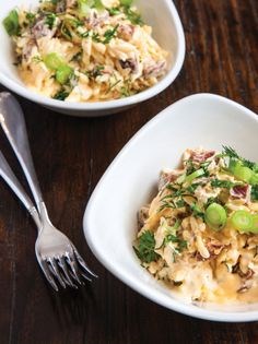 Loukaniko and orzo