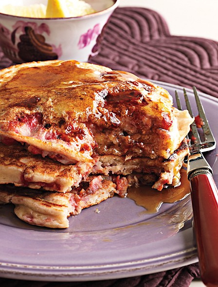 Love you pancakes (Raspberry-ricotta pancakes variation)
