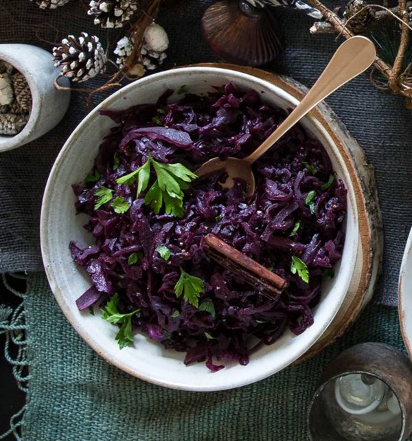 'Low and sloe' red cabbage