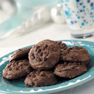 Low-fat chocolate cookies