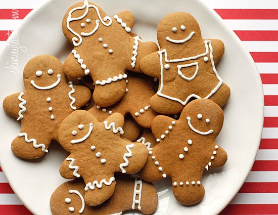 Low-fat gingerbread cookies
