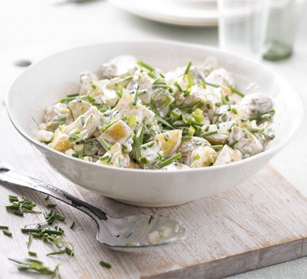 Low-fat potato salad