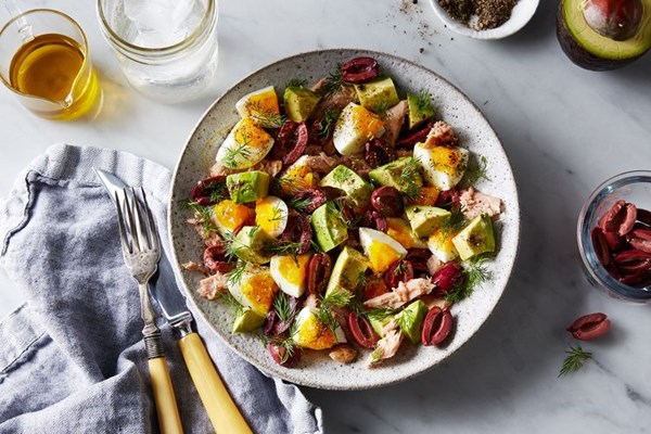 Low-key Niçoise salad