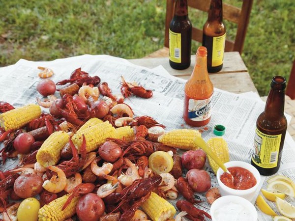 Lowcountry boil from 'Around the Southern Table' (Cook the Book)
