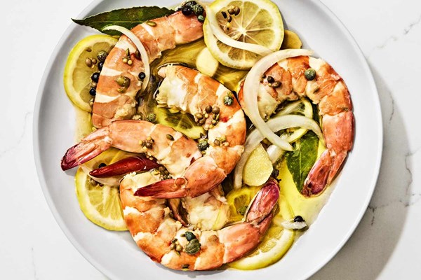 Lowcountry pickled shrimp