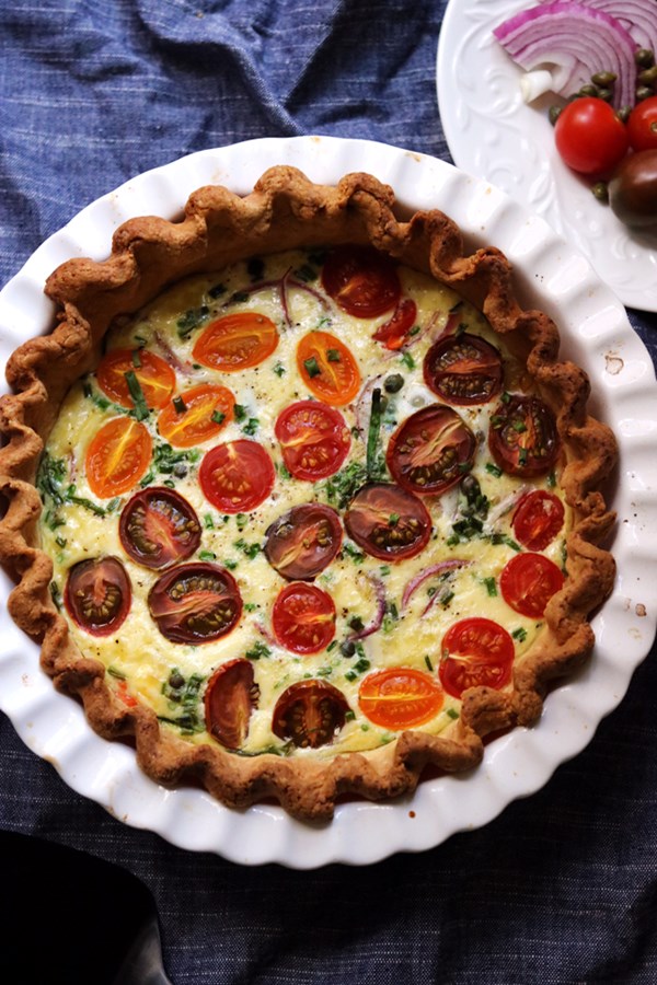 Lower East Side brunch tart