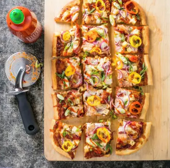 Luau pizza