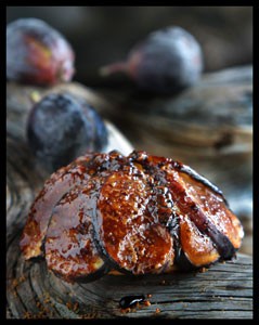 Lucas Carton fig tart with caramelized figs
