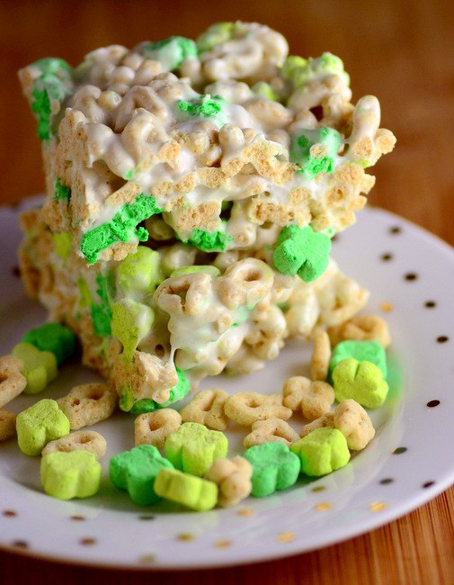 Lucky Charms cereal treats