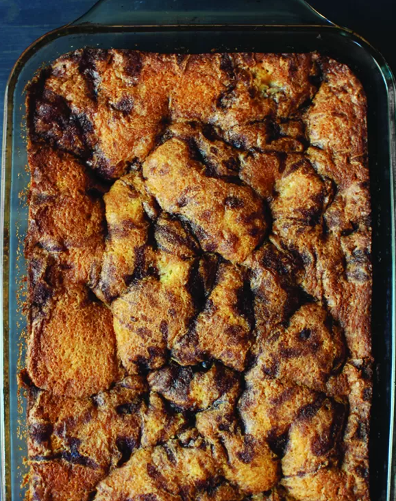 Lunar rhubarb cake