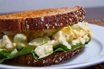 Lunch counter egg salad sandwich