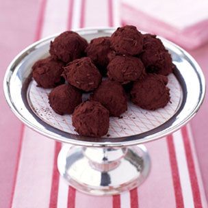 Luscious hazelnut truffles