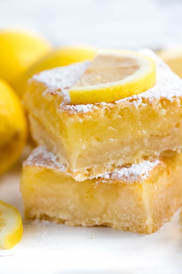 Luscious lemon bars