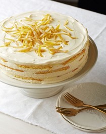 Luscious lemon icebox cake