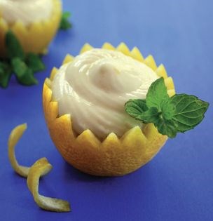 Luscious lemon mousse