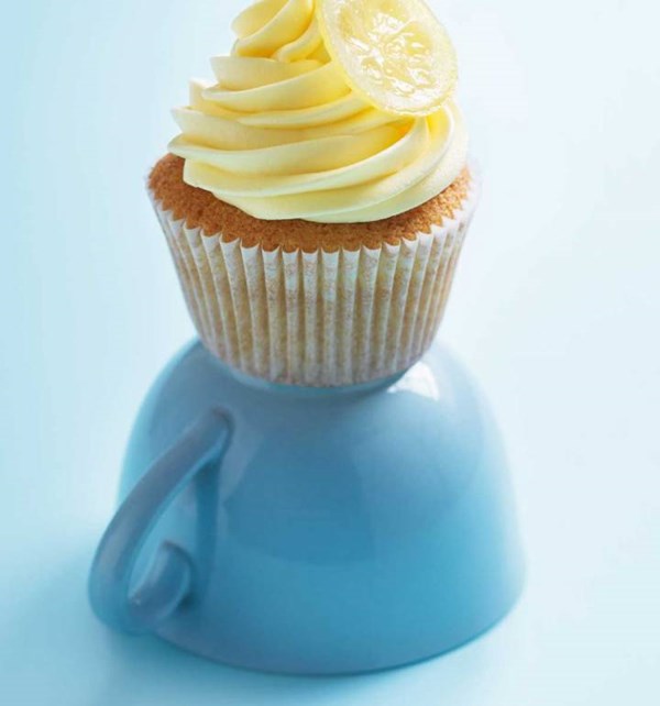 Luscious lemon pudding cupcakes