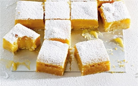 Luscious lemon squares