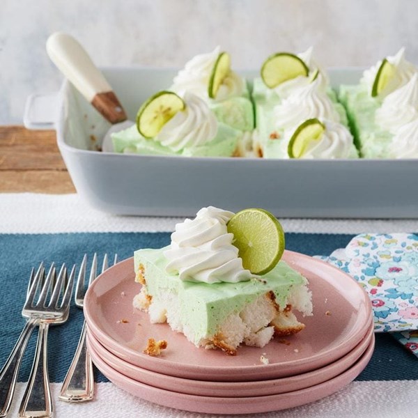 Luscious lime angel squares
