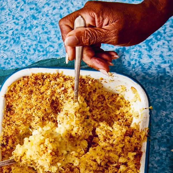Luscious mac and cheese