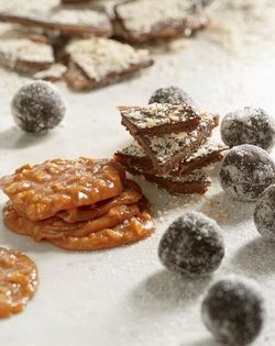 Luxury chocolate buttercrunch toffee
