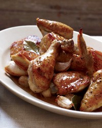 Lyon-style chicken with vinegar sauce