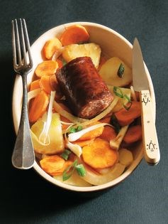 Lyonnaise-style sausage (Saucisson à la Lyonnaise)