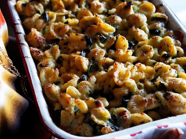 Mac and cheese and greens from 'Marcus Off Duty' (Cook the Book)