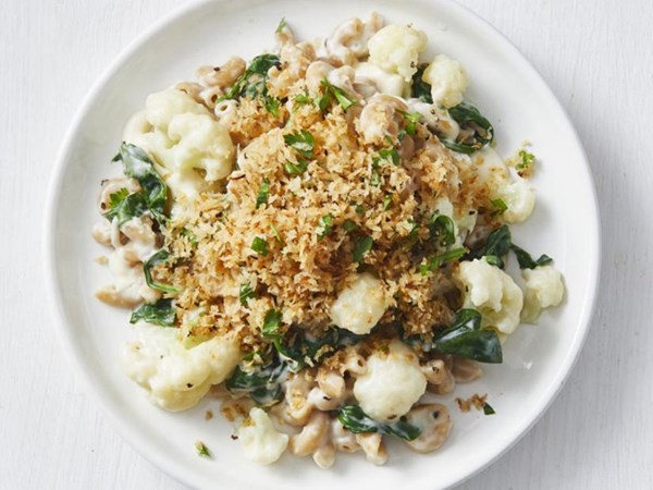 Mac and cheese with cauliflower 