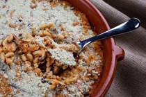 Mac and kimcheese with mushrooms