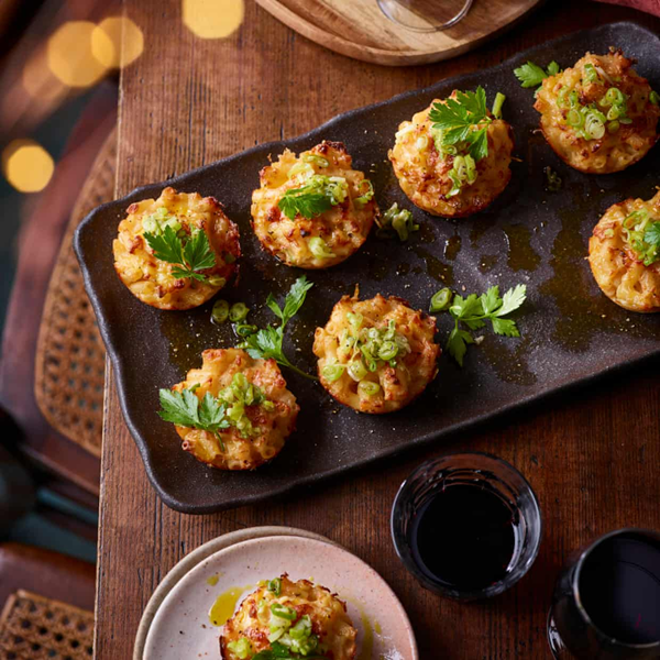 Mac 'n' cheese canapés
