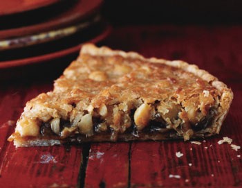 Macadamia coconut tart