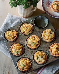 Macaroni and cheese tartlets