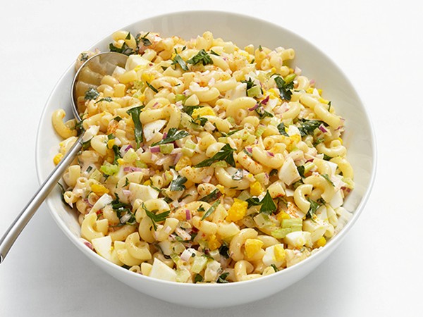 Macaroni and egg salad