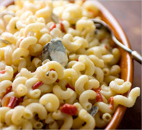 Macaroni and Humboldt Fog cheese 