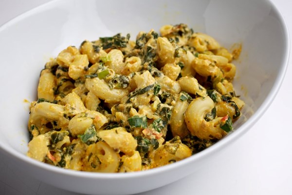 Macaroni and paneer