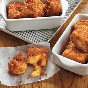 Macaroni-and-pimiento cheese bites