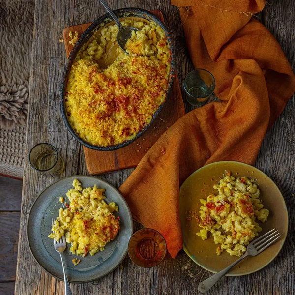 Macaroni cheese, straight up