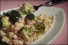 Maccheroni with sweetened broccoli