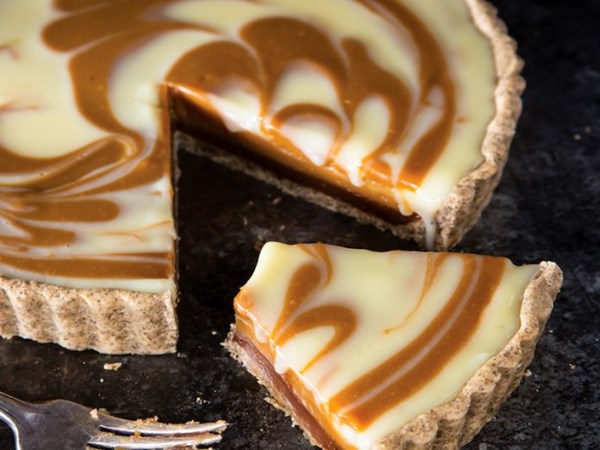 Macchiato chocolate tart