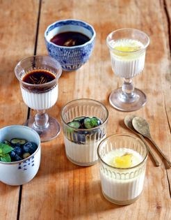 Macerated blueberries
