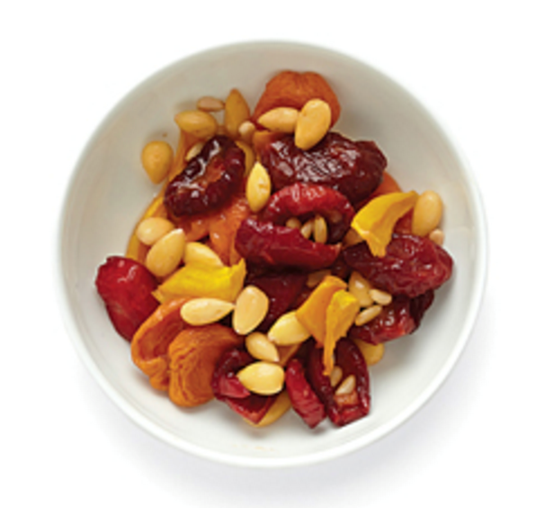 Macerated stone fruit