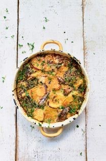 Mackerel and potato frittata