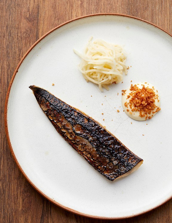 Mackerel, celeriac and lemon